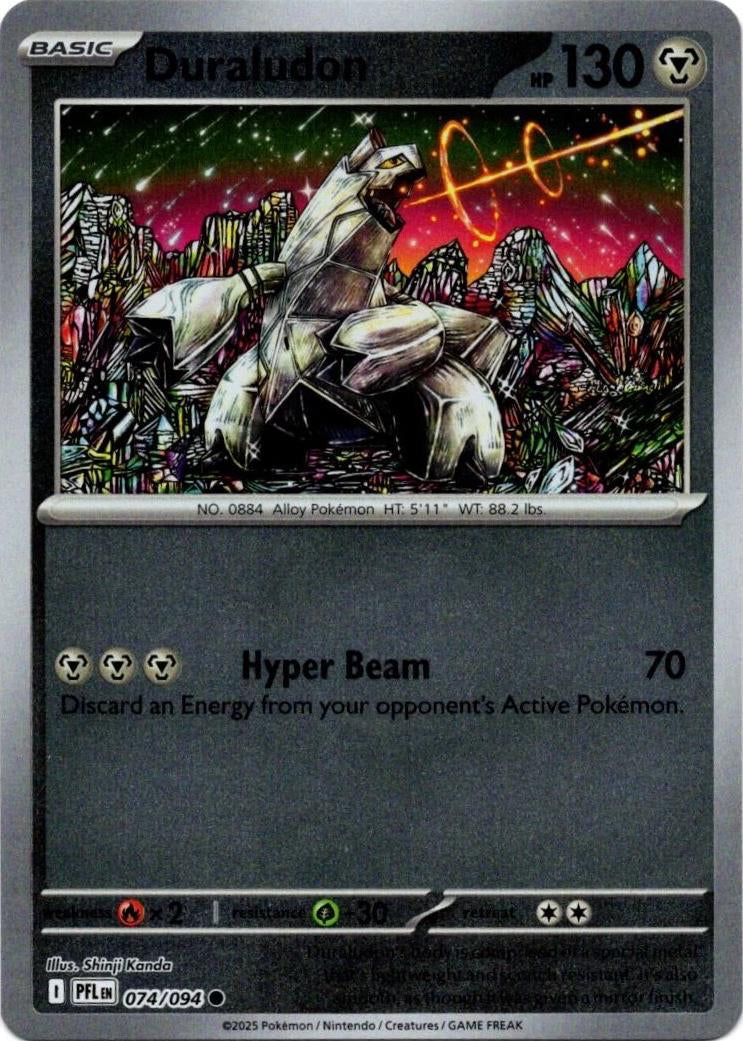 Phantasmal Flames Duraludon #074/94 Reverse Holo